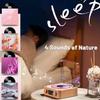 Mini Retro White Noise Bluetooth Speaker Portable Vintage Sleep Aid Bluetooth Speaker Subwoofer With RGB Light Support TF Card