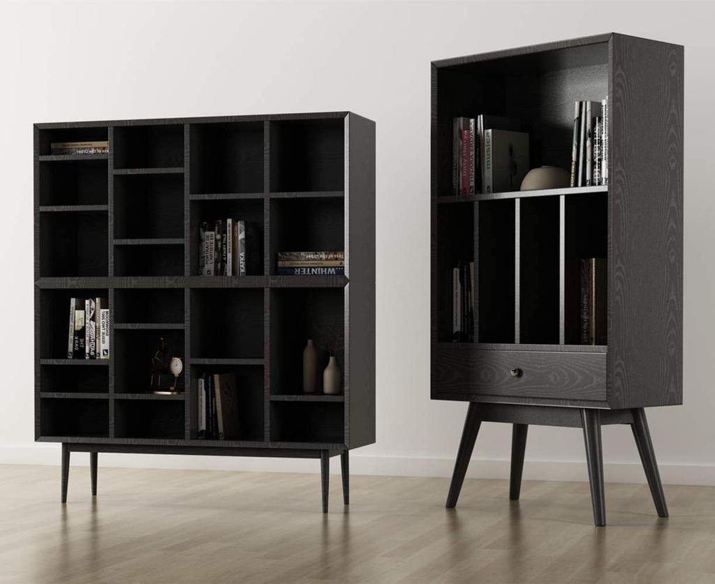 Hârtie Decorativă Autoadezivă Tip Peel and Stick Lemn Negru Pentru Mobilier Senzație Tactilă de Lemn Real Suprafațe Ușor de Curățat