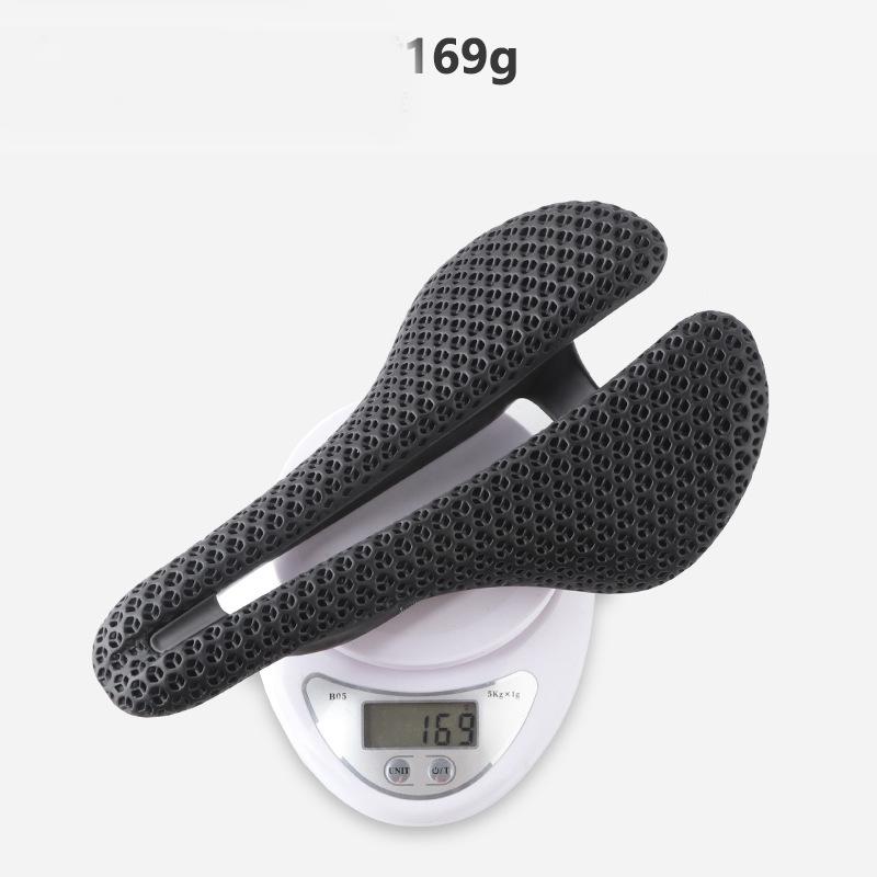 Bicycle 3D Printed Saddle Ultralight Carbon Fiber Road Mountain Bike Seat Cushion Hollow Comfortable 3D MTB Saddle Seat