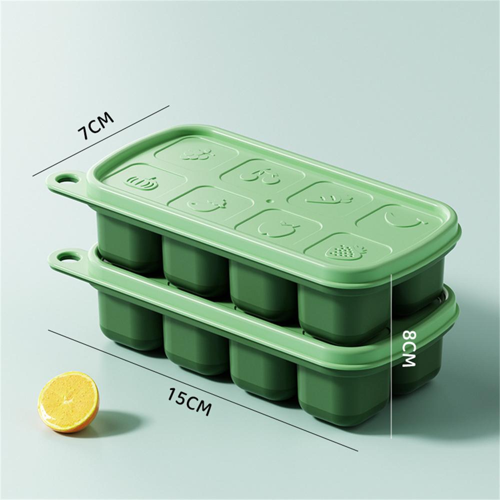 

Форма бытовая легко извлекаемая пищевая с крышкой прочные стаканчики для льда льдогенератор силиконовые штабелируемые формы коробка для льда