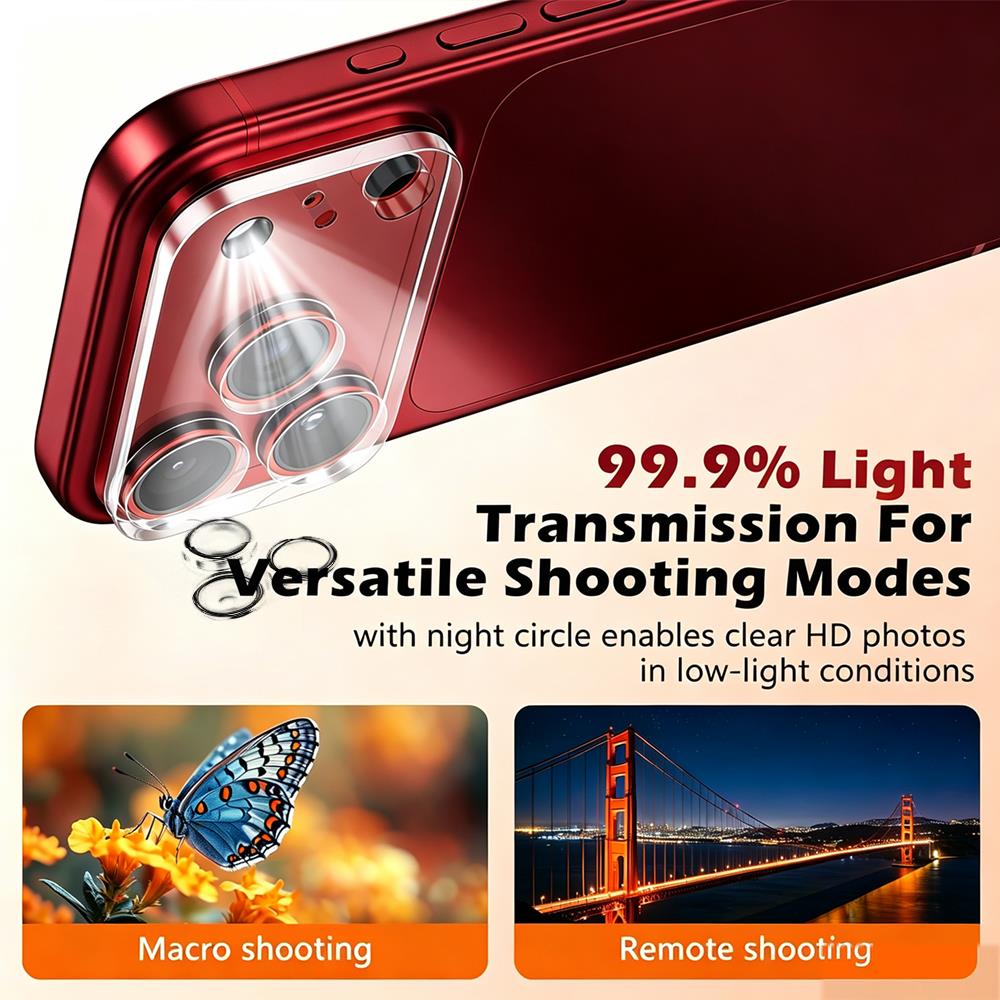 5-1Pcs Tempered Glass Camera Lens Protector for IPhone 18 Ultra Fold 18 Pro Max 3D Full Coverage Anti-scratch Protective Film 4