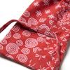 [Ikenkashi] Kendo Shinai Bag with Shoulder Strap, 3-Piece Set, Red
