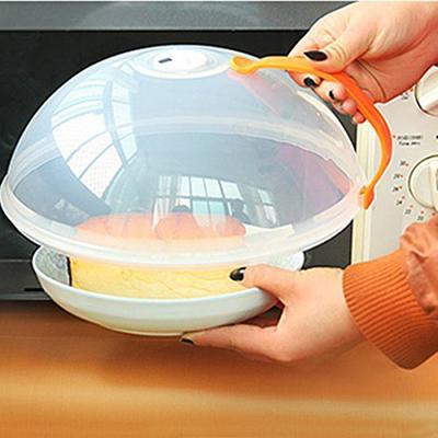 Microwave Splash Proof Cover for Food Microwave Lid with 10.24 Inch Clear Fits Standard Handle Dinner Plates