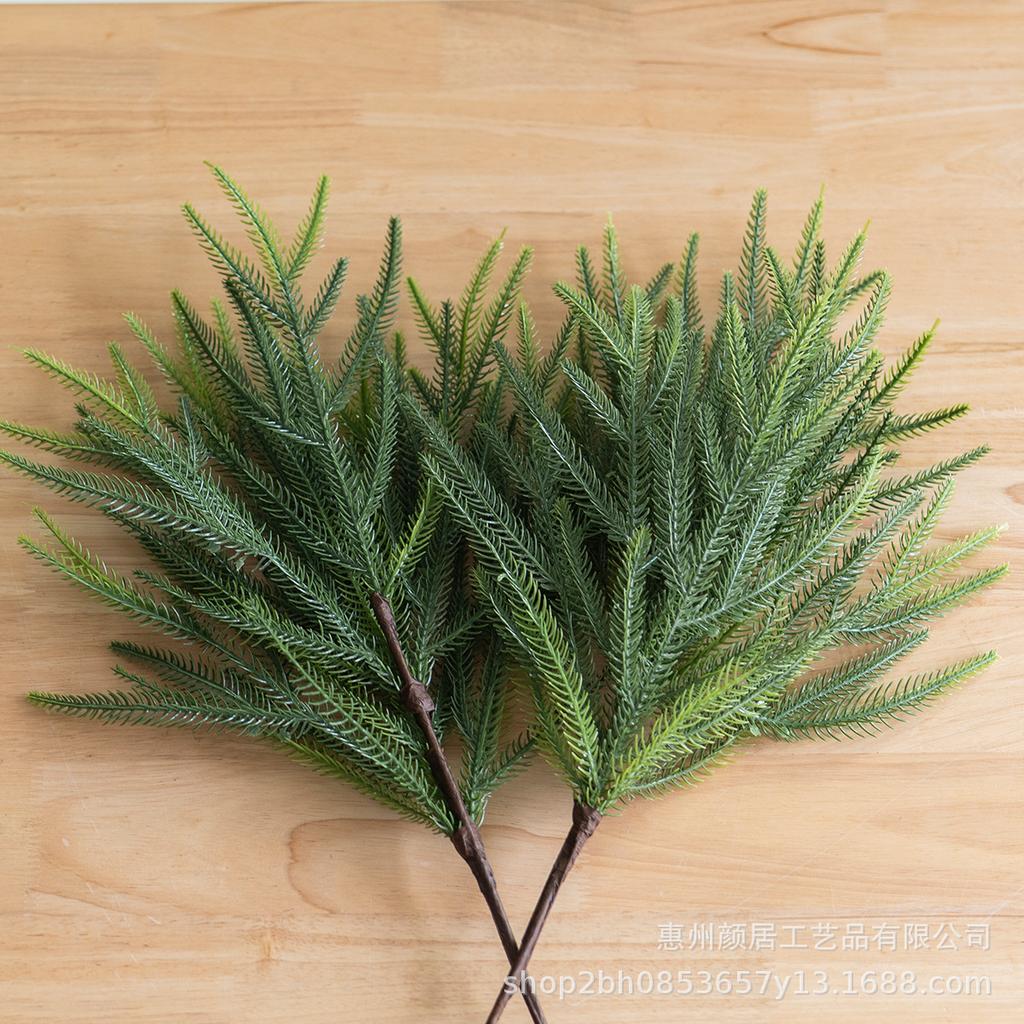 Evergreen Pine Needle Bundle for Christmas and Spring Table Decoration