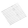 Uxcell 12/24/30pcs Stainless Steel Crochet Hook 0.5mm-3mm Knitting Needles Straight Crochet Hook for DIY Weave Sewing Tools