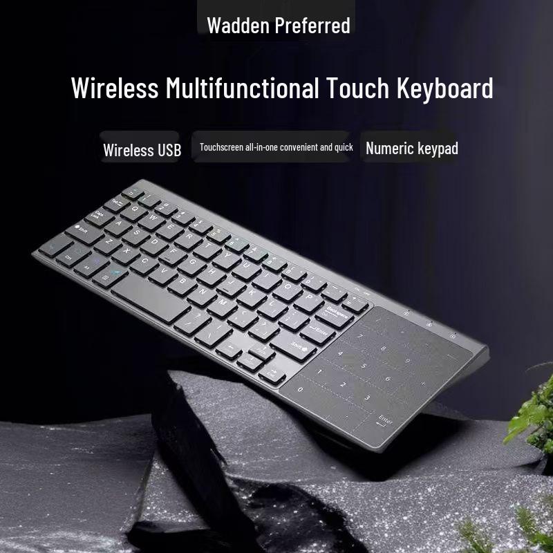 

Ultra-Slim Mini Wireless Bluetooth Keyboard with Touchpad