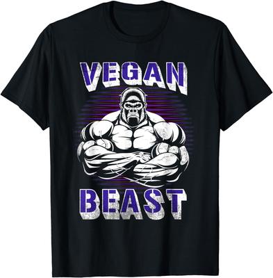 2025 New Model Vegan Gym Shirt Fitn Vegetarian Out T-Shirt Unisex Style Shirts for Men Men Clothing Streetwear Y2k