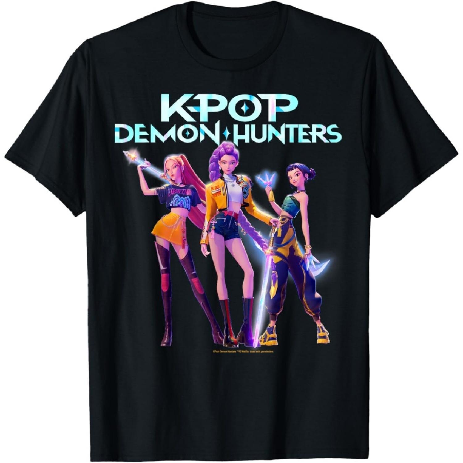 Huntr_x Heroic Poses Group Shot T-Shirt S