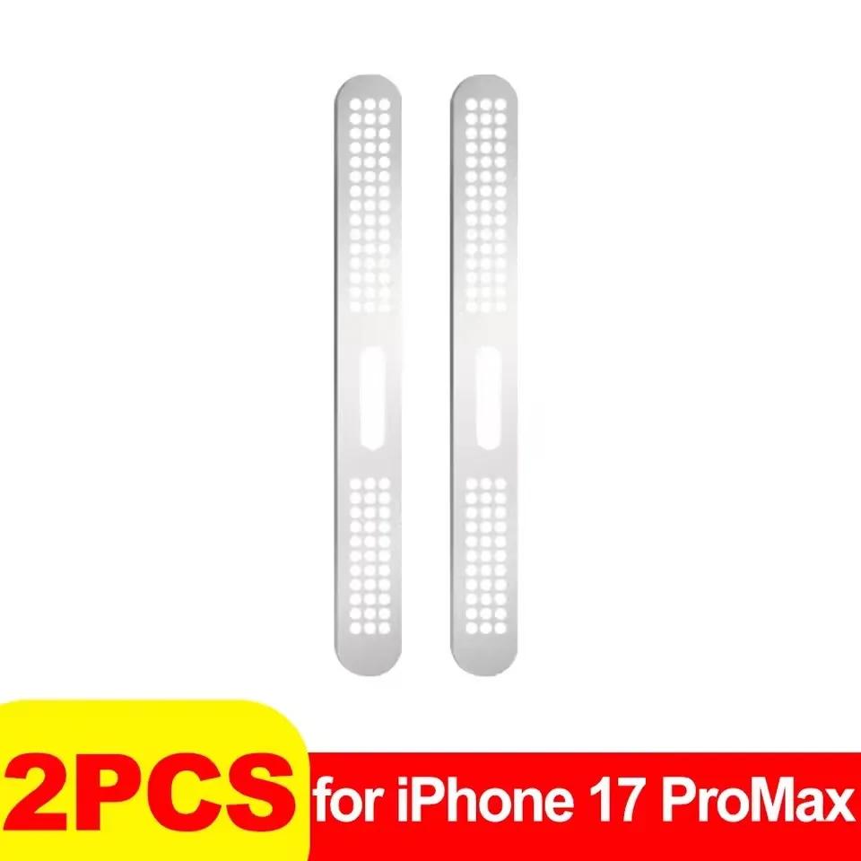 2/10PCS Metal Speaker Dust Sticker for IPhone 17 Pro Max Air 17PM 17Pro Speaker Protective Cover Mesh Dustproof Net For iPhone17