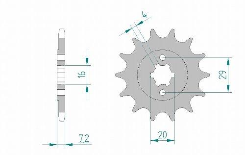 AFAM front sprocket 22305-15