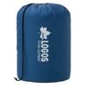 LOGOS Antibacterial and Odor-Resistant Washable Domir Sleeping Bag, Size 0, Blue (Approx. 80cm Wide X 190cm Deep)