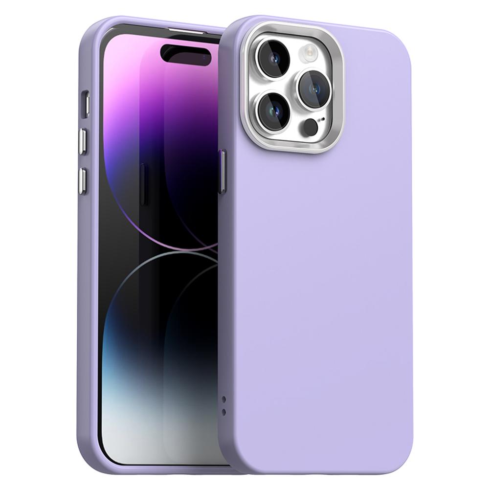 

Чехол для iPhone 14 Pro из ТПУ+ТПЭ с защитой от падений Purple