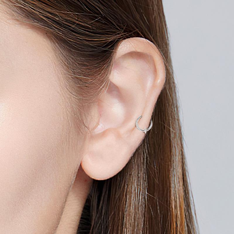 2023 Trendy Stainless Steel Rhinestone Zircon Nose Ring - Elegant Fashion for Women