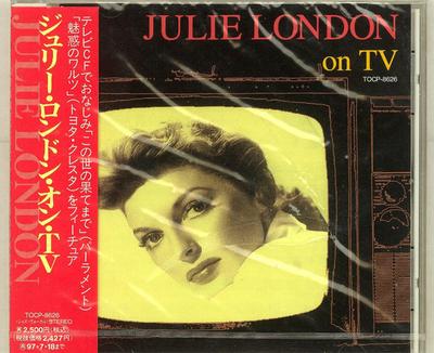 CD JULIE LONDON  Julie London On TV TOCP8626 LIBERTY 1995 Japan Pop Used