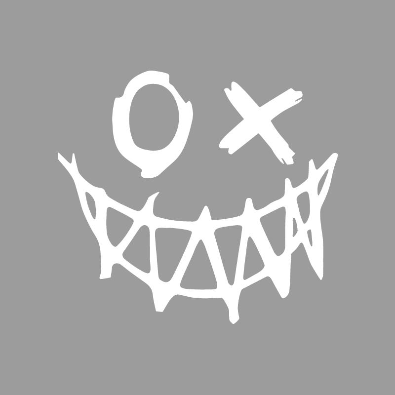 Autocolante hip hop cu fețe zâmbitoare amuzante și autocolante creative și amuzante pentru bara de protecție pentru fanii și iubitorii de desene animate, de înaltă calitate pentru mașini, camioane și motociclete