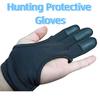 Leather Fingertip Recurve Bow Gloves Breathable Shooting Hand Guard  Teenagers Use