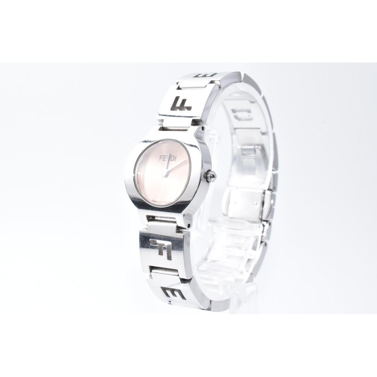 Used [Battery replaced] Fendi FENDI 3050L pink ladies watch
