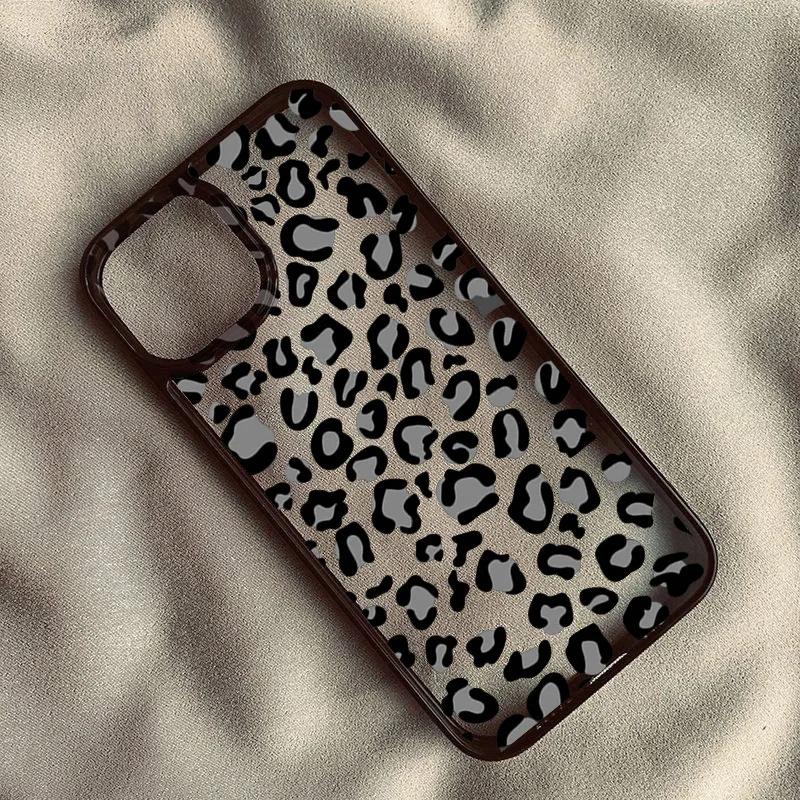 

Leopard Design Stylish Pink Pattern Phone Case for IPhone 16 15 14 13 12 11 Pro Max Mini XS XR X 7 8 Plus SE 2 Shockproof Cover iPhone XS MAX