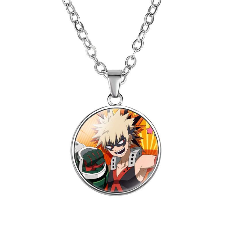 My Hero Academia Pendant Necklace Handmade Alloy Cartoon Character Jewelry