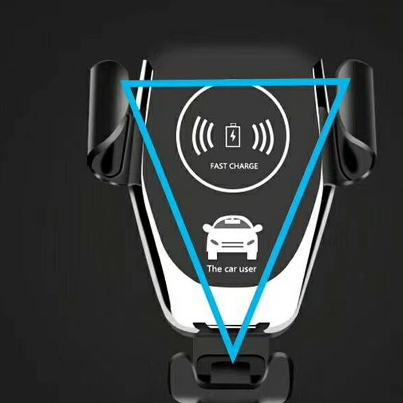 Intelligent Biltelefon Vent Automatisk Sensor Fast Grip Lader Trådløs lading Mobiltelefonholder