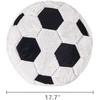 17.7 Inch Football Throw Pillow Soft Stuffed Cushion Sports Toy Pillow Soft Durable Sports Toy for Sofa Room Decoration and Kids Boy Girls Children