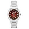 Edifice Analog Stainless Steel Red Dial Automatic EFK-200D-4A 100M Men's Watch