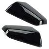 Glossy Black Car Side Rear View Mirror Cover Caps for Chevy Equinox Terrain GMC Terrain 2018 LHD