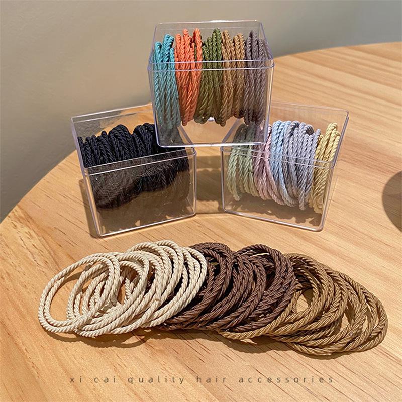 High Elasticity Women's Hair Tie - Durable, Non-Pulling Summer Style 2025