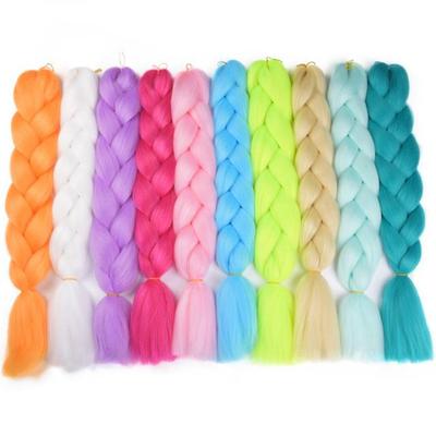 Ombre Synthetic Braiding Hair 88Color Available Crochet Hair Extensions Jumbo Braid Hairstyles
