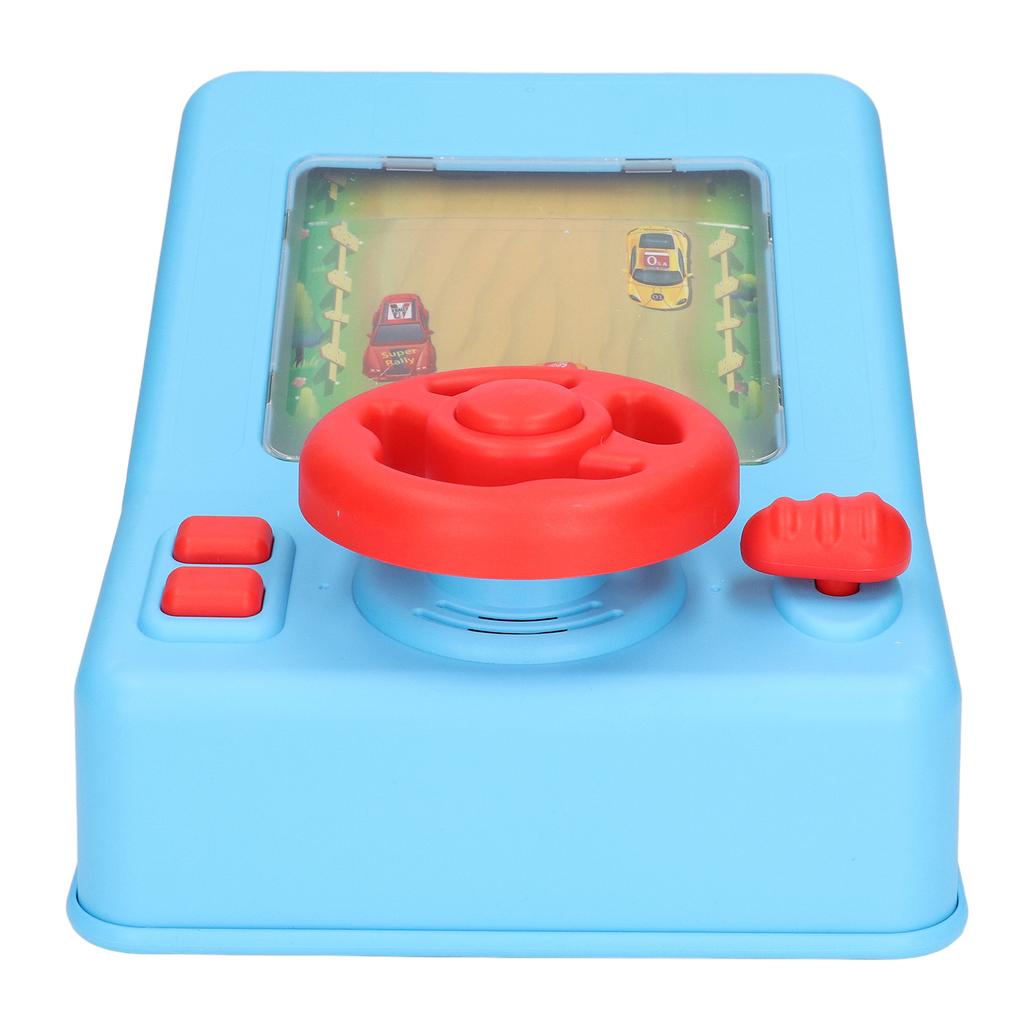 Racing Steering Wheel Adventure Game Console Toys Birthday Gift with Sound Effect for Kids Adults