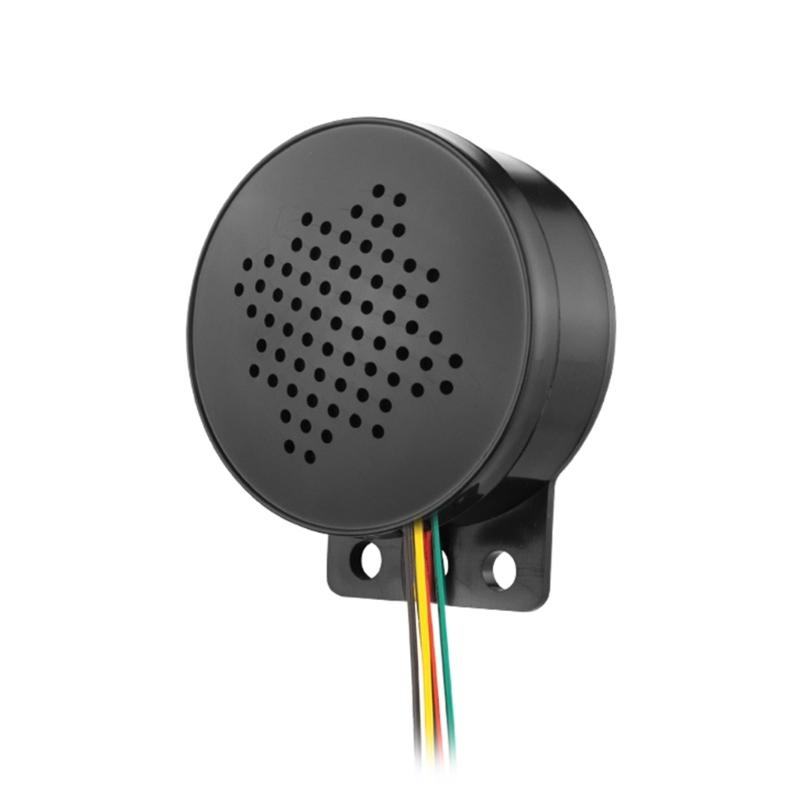 DC6-30V Car Start Voice Industrial TriggerVoice Speaker 4Channel Prompter Sound Alarm Reverse Siren Buzzer Alarm Horn