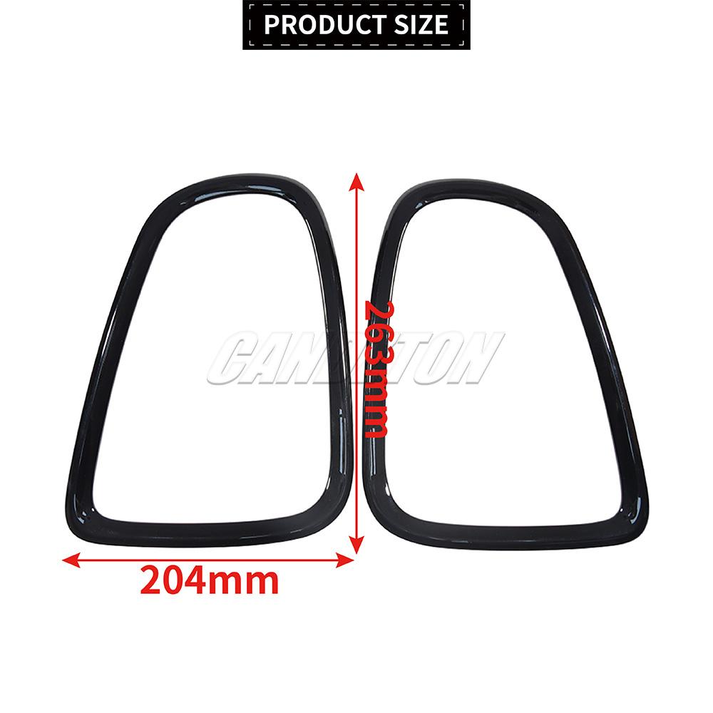 For BMW MINI R56 R57 R58 R59 New Taillight Cover Trim Black/Silver ABS 51132752243 51132752244 Easy tallation car accessories чёрный