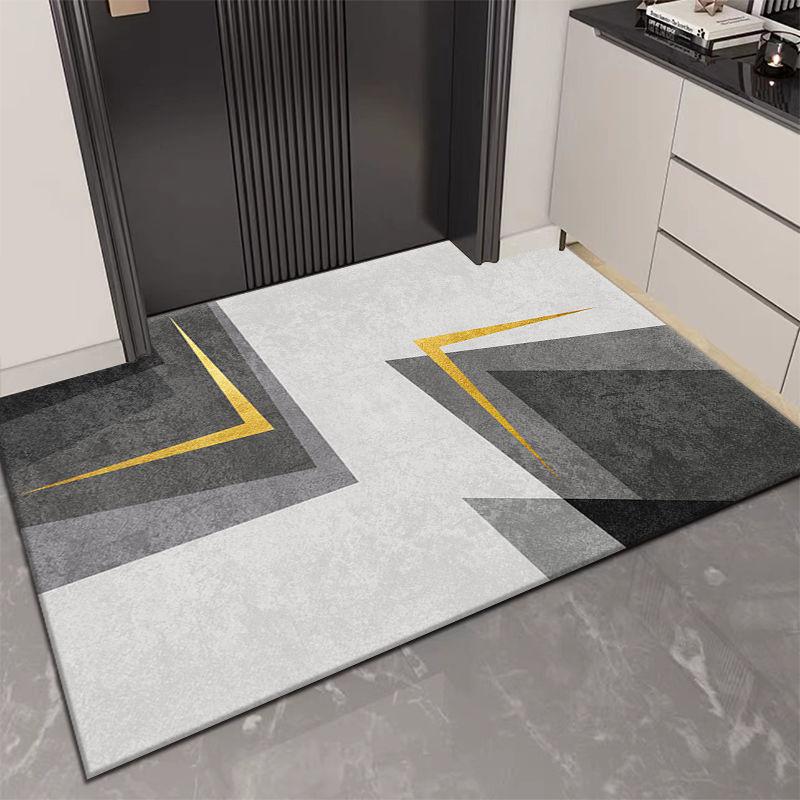 Floor Mat Simple Modern Doormat Durable Anti-slip Household Entrance Bathroom Universal Decoration Water-proof New Carpet Ins