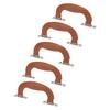 5Pcs Luggage Handles Vintage Style Sturdy Durable Plastic Ergonomic Design Wide Application