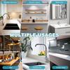 Anti-splash Sink Splashing Guard Silicone Drain Tray Mat Kitchen Faucet Splash Guards  Kitchen