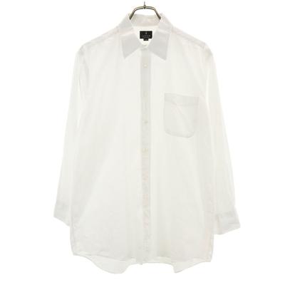 Made In Japan Striped Pattern Long Sleeve Shirt 41-80 White Men's Used