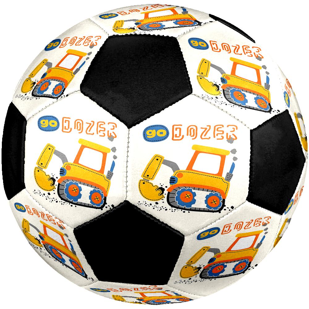 Excavator Theme Size 5 Soccer Ball, Suitable for Both Indoor and Outdoor Matches, a Gift Suitable for Everyone.