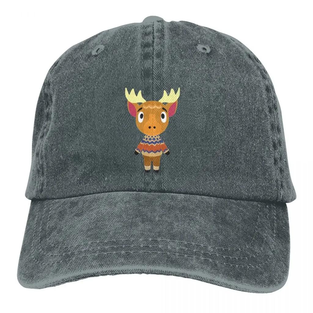 Animal Crossing Timmy Game Multicolor Hat Peaked Men Women's Cowboy Cap Erik Acnh Baseball Caps Personalized Visor Protect Hats