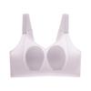 Thin Underwear Women's Big Breasts Show Small Breasts, Gathered and Seamless Integrated Rabbit Ears Soft Support, Closed Breast Bra