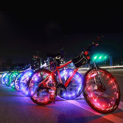 New Image Cycling Spoke Bike Lighting Bicycle Accessories 2M 20 LED Bicycle Lights Safety Warning Bicycle Wheel Light