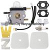 C1U-K54A Carburetor Kit: Air Filter, Fuel Line, Fuel Bulb, Spark Plug Accessories