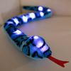 Glowing Plush Snake Toy Cartoon Stuffed Animal Doll Room Decoration Gift Kids