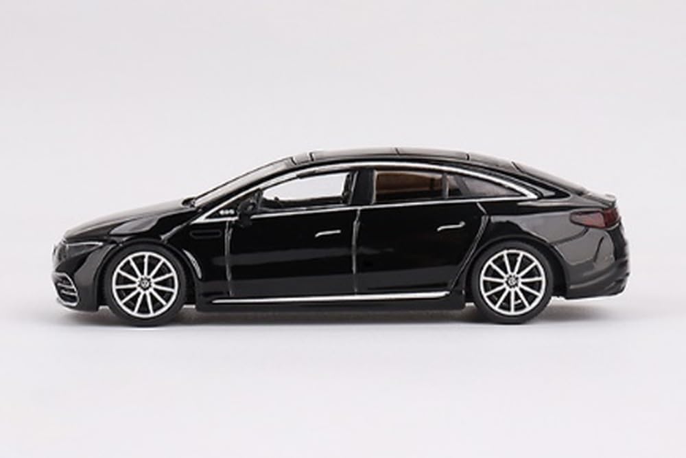 MINI GT Scale EQS 580 4MATIC Black Finished Product 1/64 Mercedes-Benz (Left-Hand Drive)