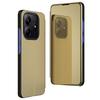 For Xiaomi Redmi Note 14 4G (164.84mm) Etui Visningsvindu Støtte Lær Flip Telefondeksel