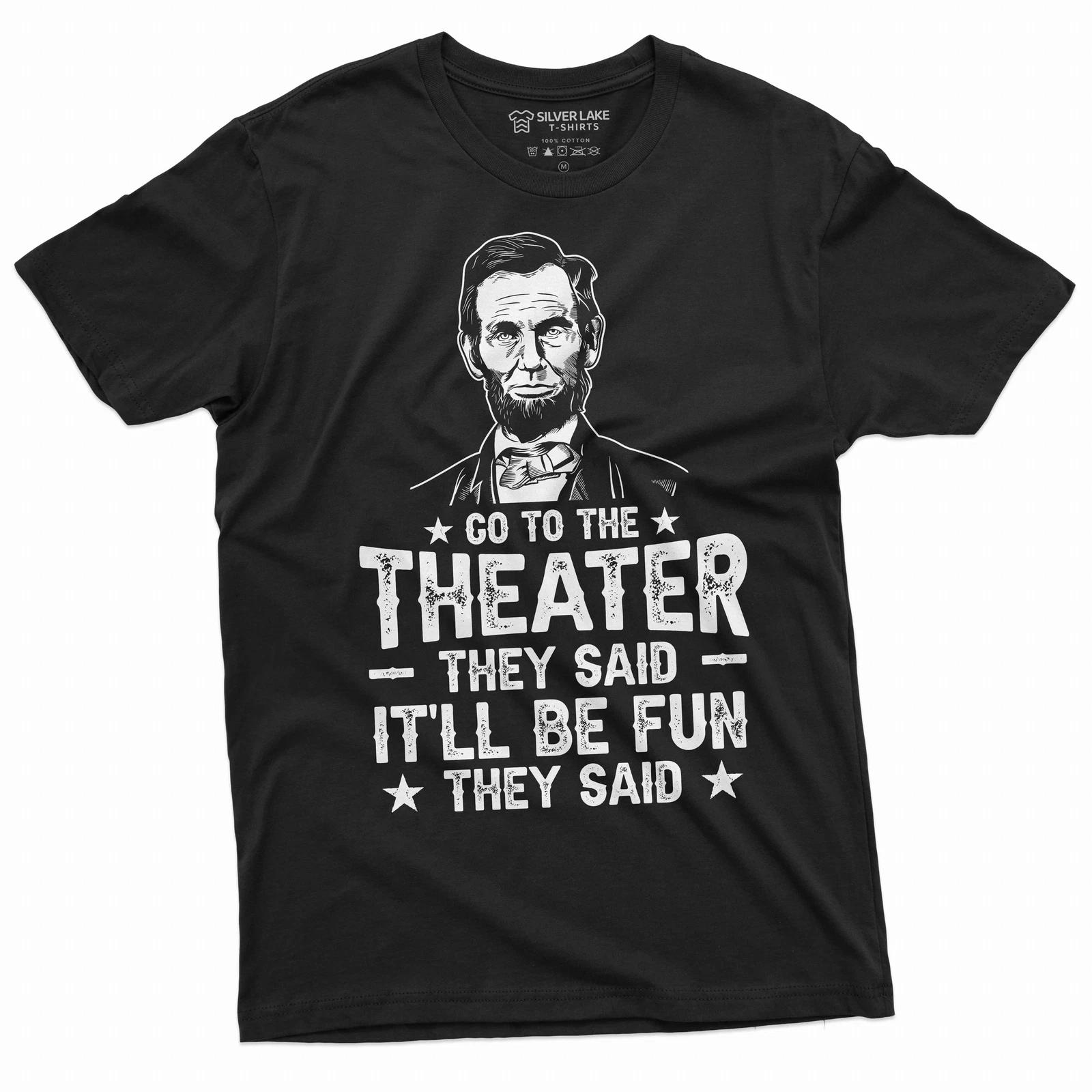 Men s Funny Abraham Lincoln 4th of July T-shirt independence day history T-shirt XXL