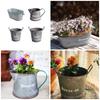 Dekorative Antik-Eisen Milchkannen-Pflanzgefäß Haus-Garten-Dekoration Metall-Blumentopf Für Innen Außen Tischplatten-Display