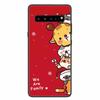 Christmas Phone Cases For Samsung Galaxy S10 /Galaxy S10e /Galaxy S10 Plus Case Black Silicone Soft Santa Claus TPU Bumper Funda