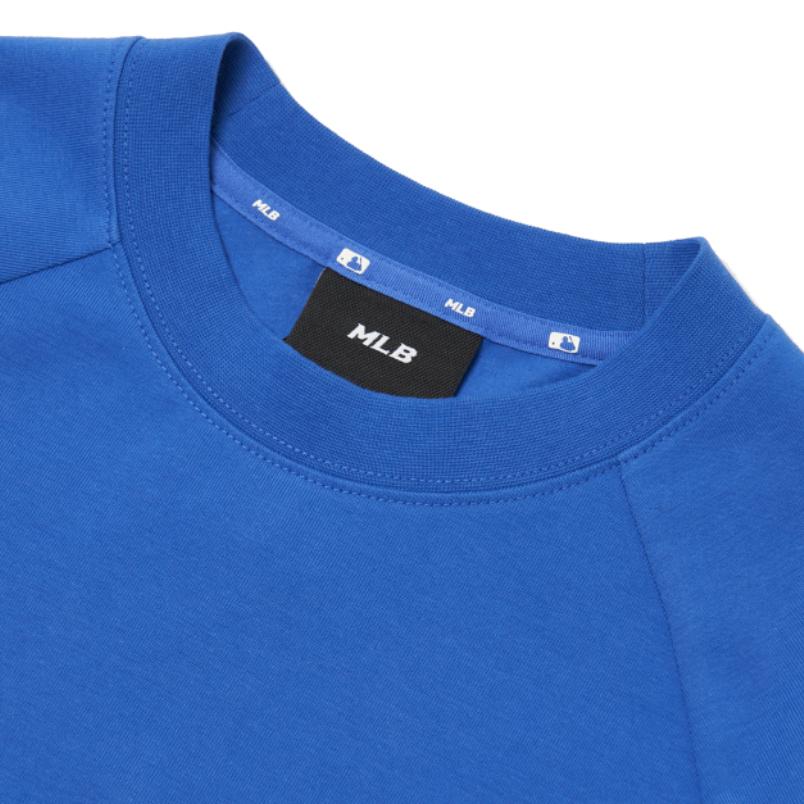 New MLB Short Sleeved Dresses Women's Blue 3FOP01023-07BLS