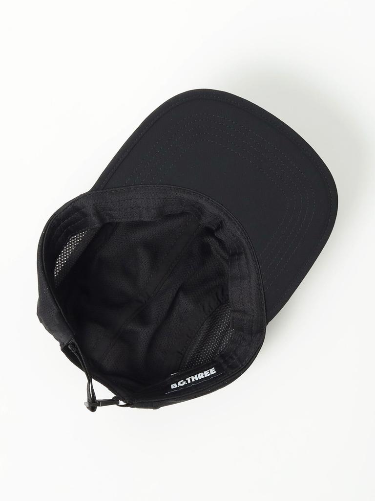 Hat Nylon Jet Cap BLACK ONE SIZE [Beams Golf] B.G.THREE ALL-TIME