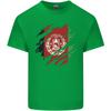 Torn Afghanistan Flag Afghan Day Football Unisexs Light Cotton TShirt